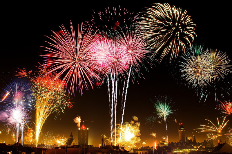 Feuerwerk Silvester